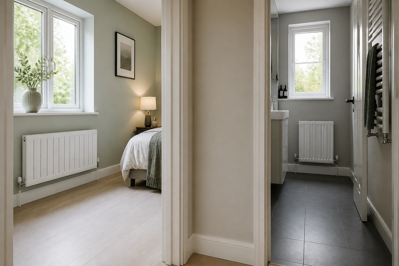 Two-Room Radiator Upgrade service package