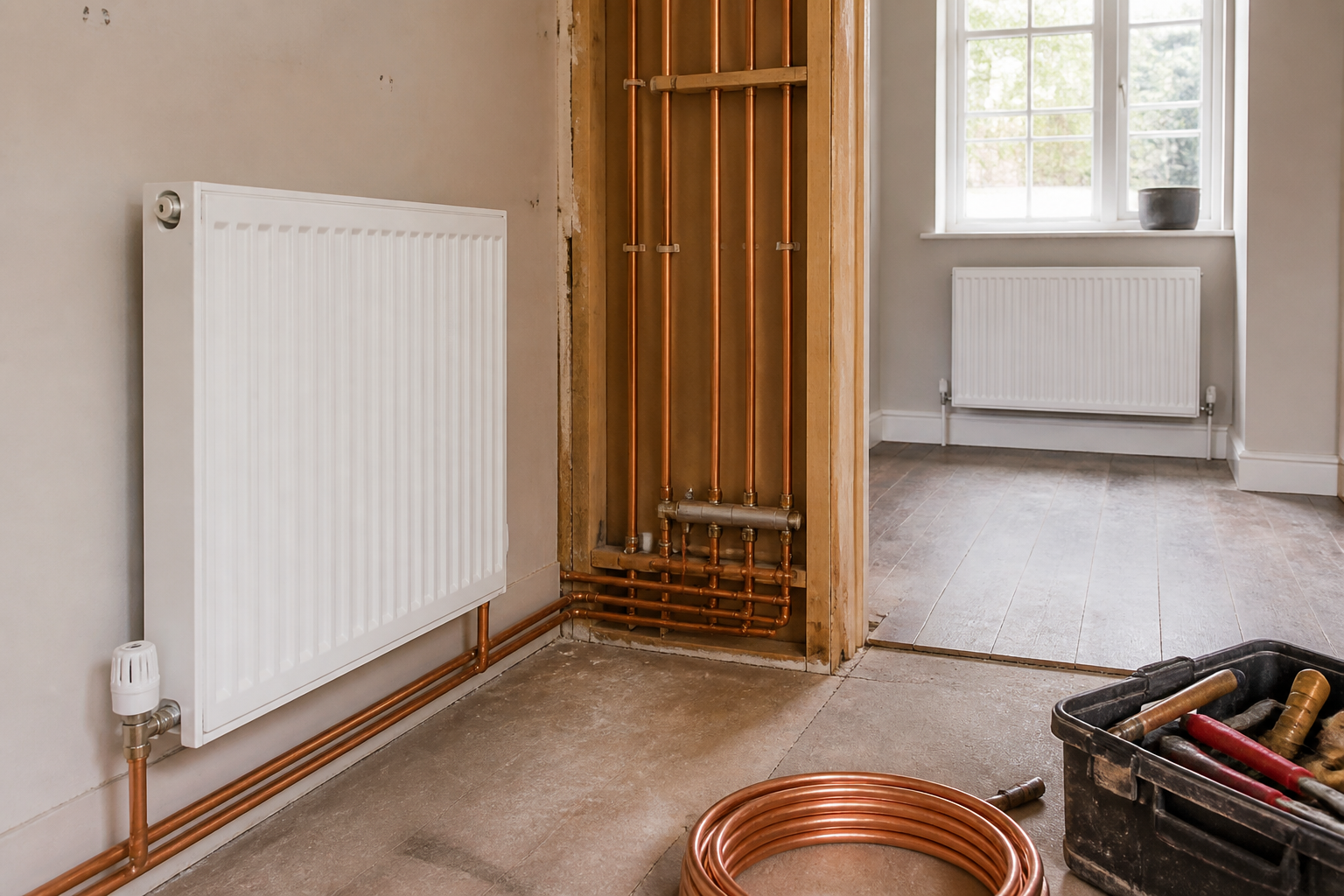 Home Heating Repipe service package